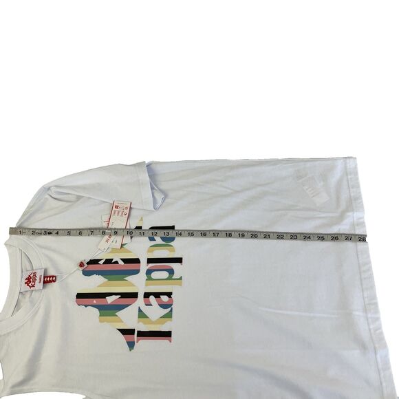 New Mens Kappa Logo Authentic Sameer Man T-Shirt Size Small NWT White - Picture 8 of 9